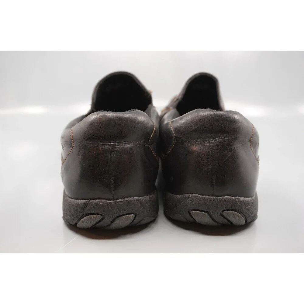 Born b.o.c. Eric Men's Loafers Size 14 Black Leather Slip On Comfort Casual Shoe